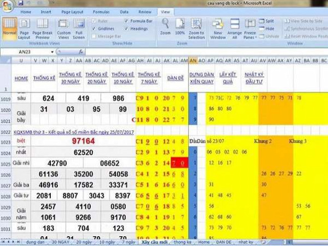 Phần mềm tính dàn đề đặc biệt trực tuyến